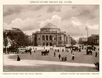 Kongens Nytorv with the Royal Theater in Copenhagen