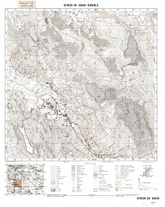 Tokarevo. Kaijala. Topografikartta 402204. Topographic map from 1943