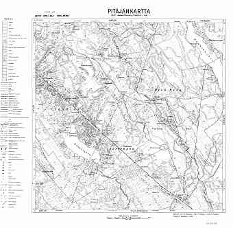 Tolokonnikovo. Pien-Pero. Pitäjänkartta 402208. Parish map from 1938