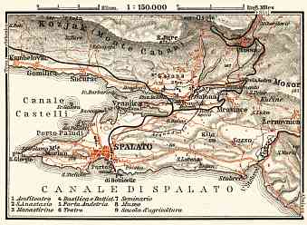 Split environs map, 1911