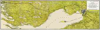 Saint Petersburg (Санктъ-Петербургъ, Sankt-Peterburg) villatic environs map, 1889