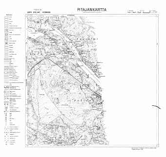 Baryševo. Äyräpää. Pitäjänkartta 402406. Parish map from 1939