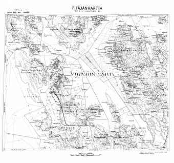 Vysotsk. Uuras. Pitäjänkartta 402202. Parish map from 1938