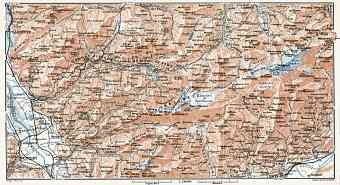 Ormont Valleys map, 1909