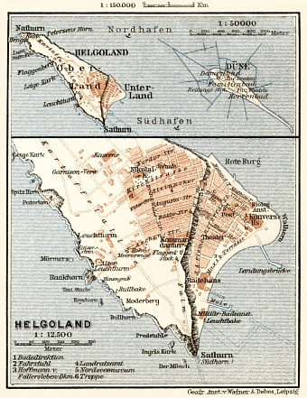 Heligoland map, 1911