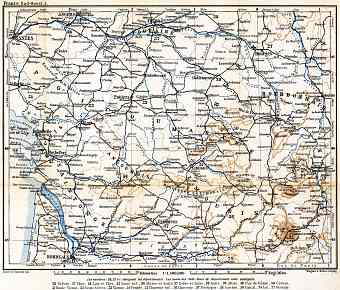 Southwest of France I (Borderaux, Poitou, Berry, Bourbonnais), 1885