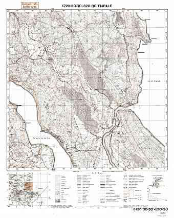 Solovjovo. Taipale. Topografikartta 404208. Topographic map from 1937