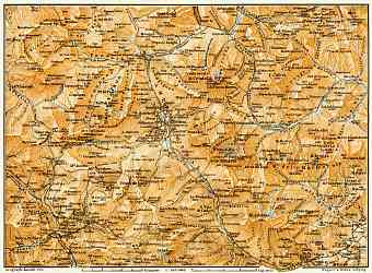 Ampezzo River Valley map, 1906