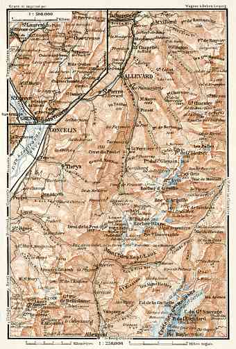 Grésivaundan Mountains. Great Chartreuse (Grande Chartreuse), 1902