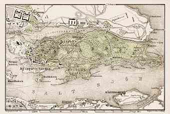 Djurgården (in Stockholm) map, 1929