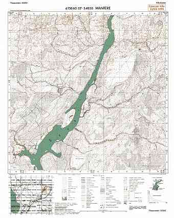 Mandrogi. Mantere. Topografikartta 513302. Topographic map from 1942