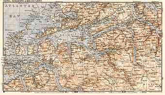 Northern Sondmore and Moldefjord map, 1910