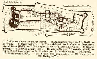 Castle of/Château de Haut-Koenigsbourg, 1905