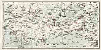 South Finland map, 1929