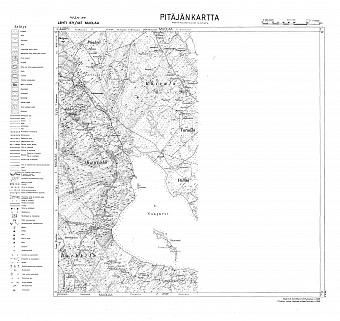 Pravdino. Muolaa. Pitäjänkartta 402404. Parish map from 1939