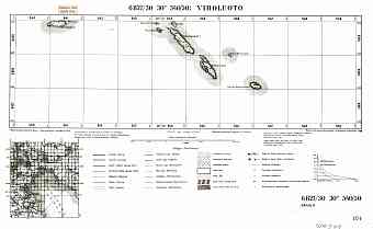 Suri-Viroluoto Island. Viroluoto. Topografikartta 414303. Topographic map from 1930