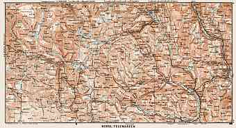 North Telemark [Nordl(ige del af) Telemarken] district map, 1931