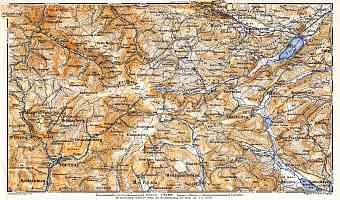 Todtnau to Steig map, 1905