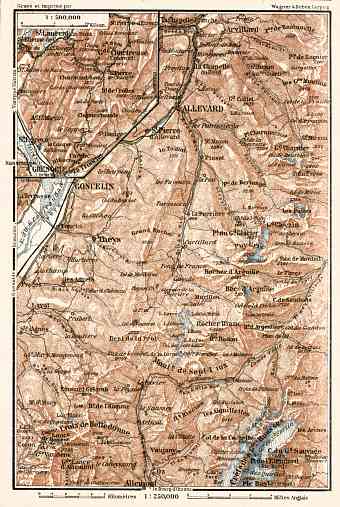 Grésivaundan Mountains. Great Chartreuse (Grande Chartreuse), 1900