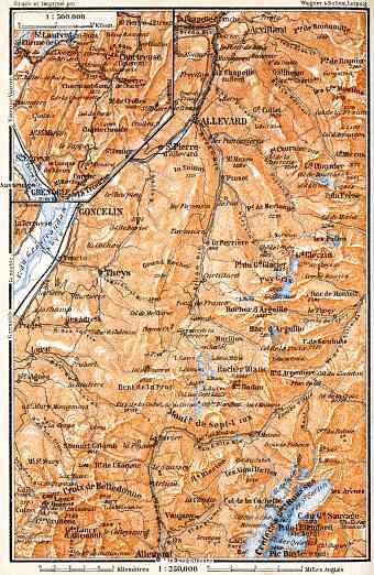 Grésivaundan Mountains. Great Chartreuse (Grande Chartreuse), 1901