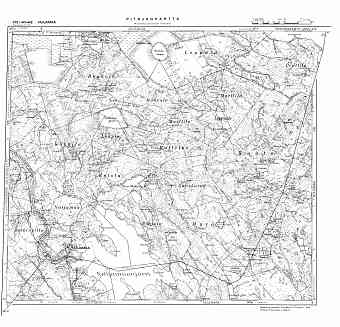 Nuijamaa. Pitäjänkartta 411103. Parish map from 1941