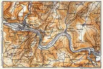 Ems and environs map, 1905