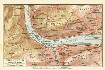 Niederwald. Environs of Bingen and Rüdesheim, 1927