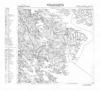 Sorola. Pitäjänkartta 414105. Parish map from 1935