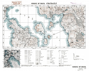 Närsäkkälä. Topografikartta 423101. Topographic map from 1930