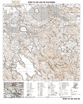 Nuijamaa. Topografikartta 411103. Topographic map from 1939