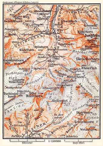 Valley of Lauterbrunnen (upper part), 1897