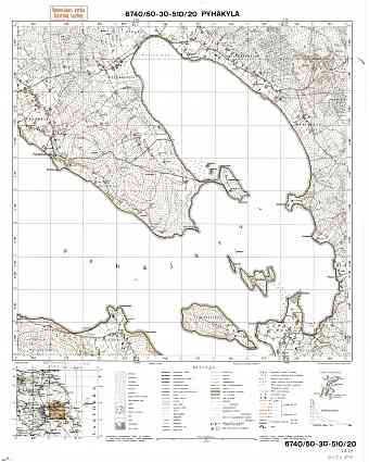 Zalužje. Pyhäkylä. Topografikartta 413104. Topographic map from 1939