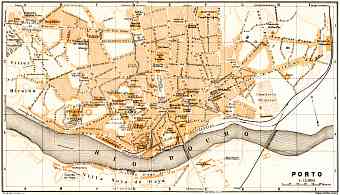 Porto city map, 1929