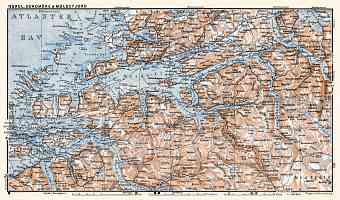 Northern Sondmore and Moldefjord map, 1911