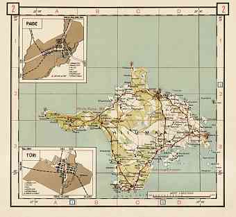 Estonian Road Map, Plate 2: Hiiumaa. 1938