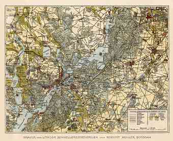 Potsdam environs map, 1902