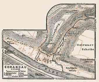 Bad Schandau town plan, 1911