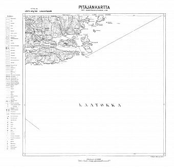 Lauvatsaari. Pitäjänkartta 413206. Parish map from 1939