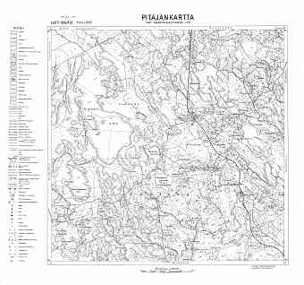 Kaalamo. Pitäjänkartta 423107. Parish map from 1932