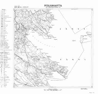 Kirkkolahti. Pitäjänkartta 423302. Parish map from 1931