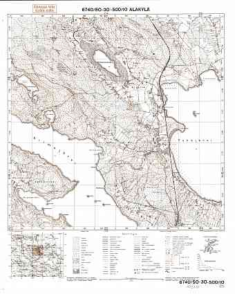 Ganino. Alakylä. Topografikartta 413101. Topographic map from 1930