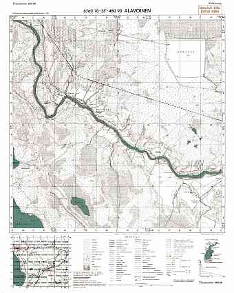 Iljinskij. Alavoinen. Topografikartta 511309. Topographic map from 1943