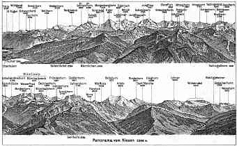 Panoramic View from Niesen Mountain, 1897