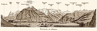 Panoramic View from Mürren Mountain, 1897